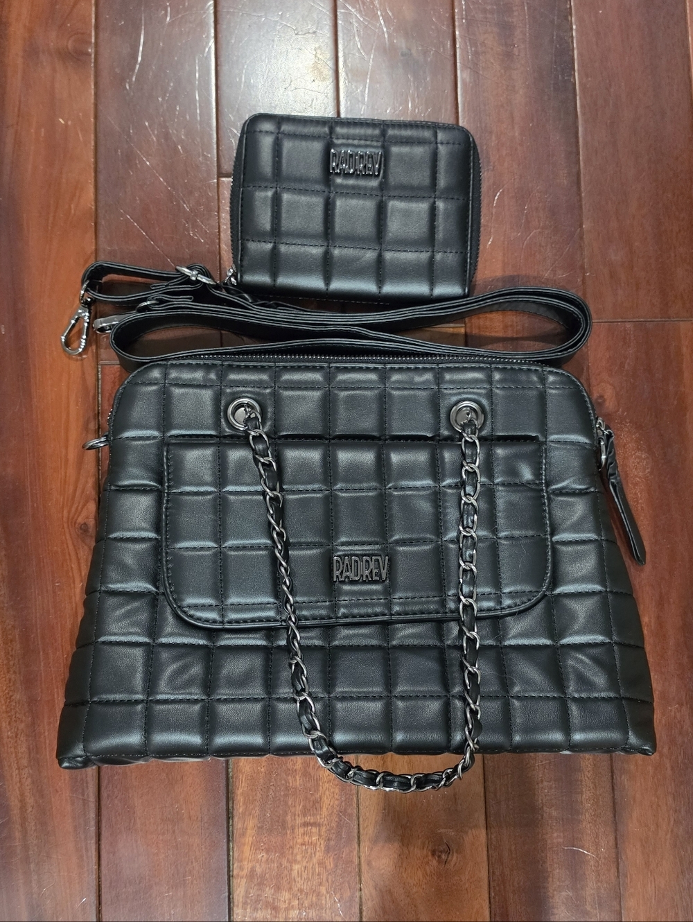 Rad Rev Lux Bag and Wallet Bundle In Black